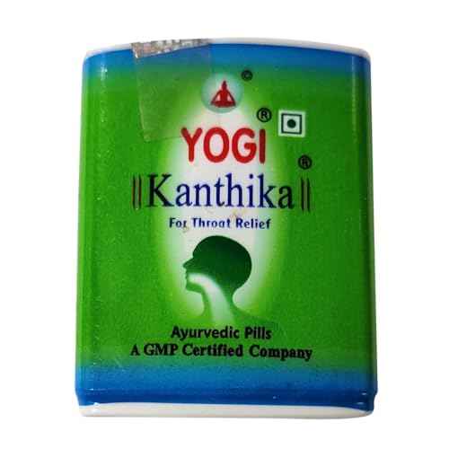 Ayush Yogi Kanthika for Throat Relief 70 pills x Pack of 4