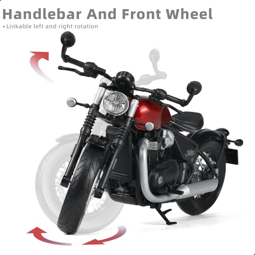 Triumph Bobber Bonneville Black Red — view 3