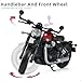 Risopen 1:12 Motorcycle Model Toy for Triumph Bobber Bonneville Alloy Die-cast Motorcycle Model No Assembly Required Mini Moto Collection Gift for Adult （Red）