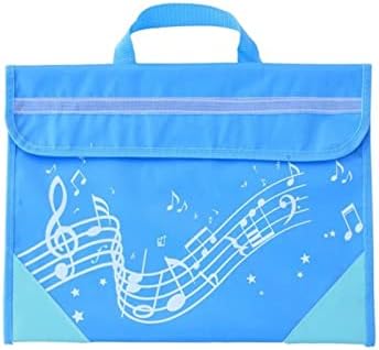 Wavy Stave Music Bag - Light Blue