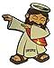 Jesus Dabbing Hologramm Sticker - Dub