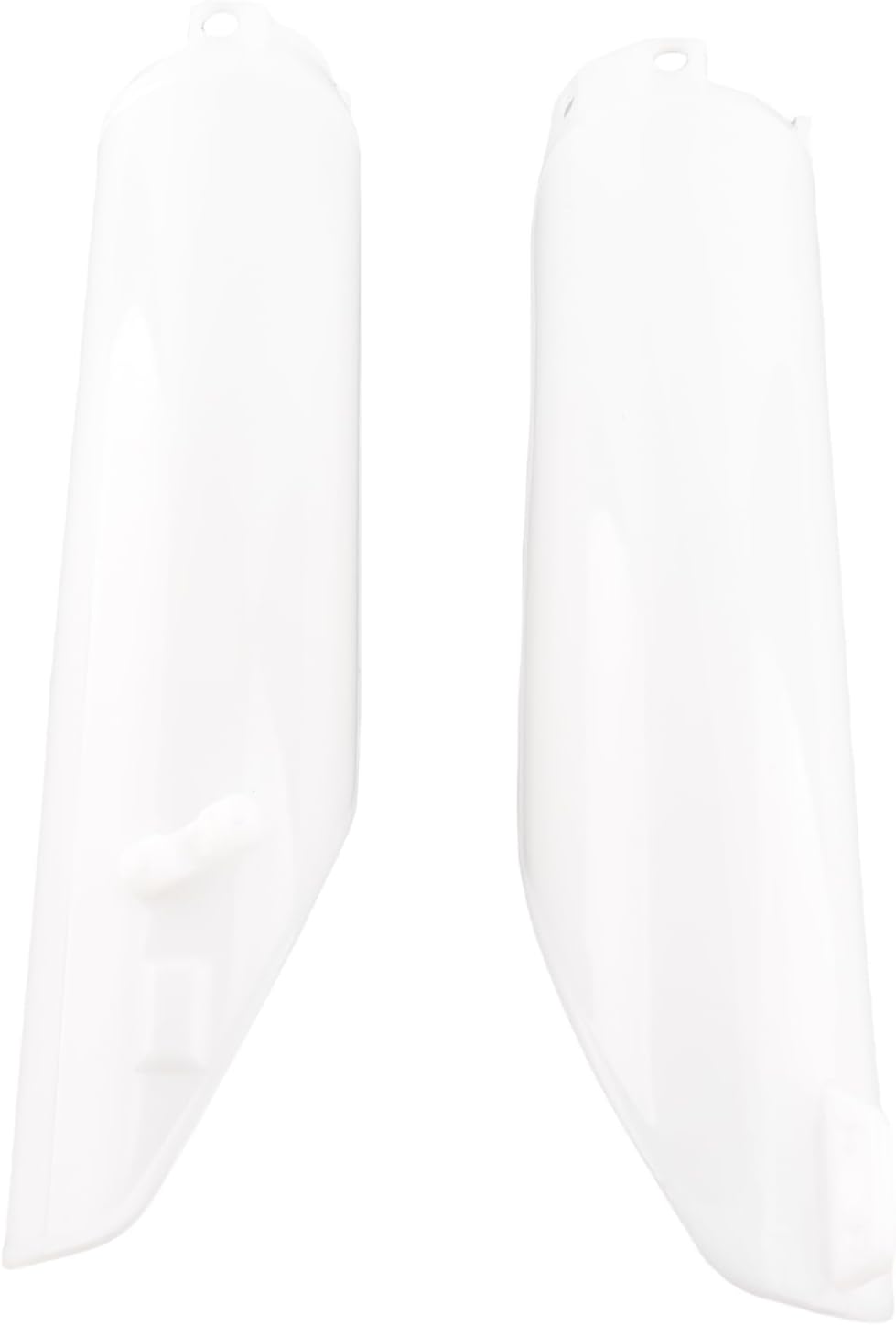 CR125 Front Fork Motocycle Fork Guard Protector White Front Shock Guard Cover Replacement for CR125, CR250, CR500, CRF250R, CRF250X, CRF450R, CRF450X, CRF 450 RX, CRF 450 RX