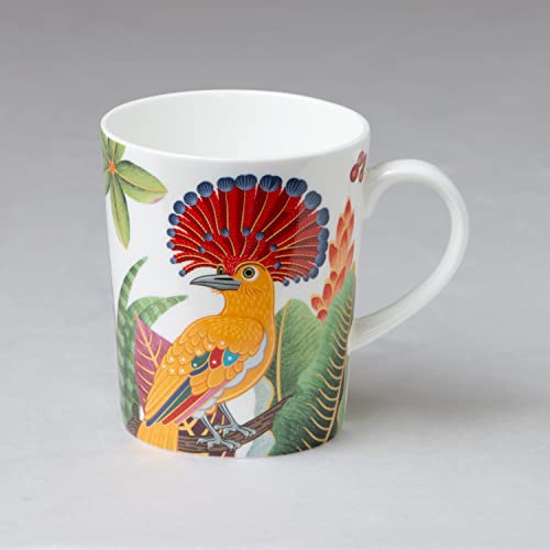 Grace Teaware Bone China Coffee Tea Mugs 12-Ounce, Assorted Set Of 4 (Birds Of Paradise) #TOP2