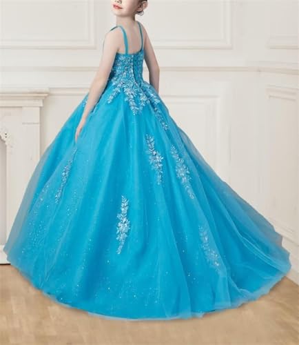 Flower Girl Dress Lace First Communion Pageant Dresses for Wedding Bridesmaid Princess Party Formal Dance Ball Gown4