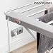 InnovaGoods Tendedero Eléctrico Plegable, Aluminio y ABS, Gris, 94x79x51 cm