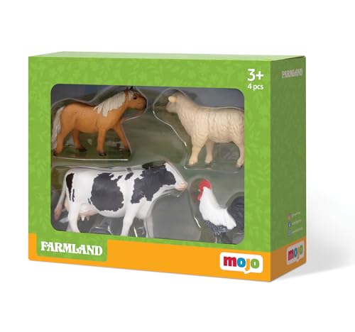 Mojo Animal Starter Set 1 Farm Life le coffret cadeau idéal de 4 pièces