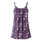 Tank Tops for Women Loose fit Women Halter Floral Print Tank Tops Crew Neck Sleeveless Shirt Tee Cam