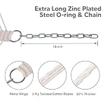 Heavy Duty 2 Person Hammock for Indoor, Outdoor, Gray - Image 6