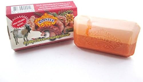 Asantee Herbal Tamarind & Goat Milk Soap Whitening, Anti Acnes, Wrinkles and Agining 135g Pack of 3 Pcs