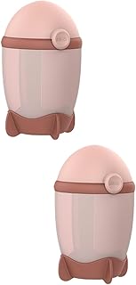 Totority 2 Pçs Caixa De Leite Em Pó Recipiente De Lanche Recipiente De Lanches Dispensador De Leite Lanche Recipiente De Armazenamento De Fórmula Recipiente De Leite Em Pó Dispensador De