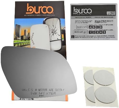 Burco 5887H Passenger Side Replacement Heated Mirror Glass No Rear Mount, Compatible with 2020-2022 Hyundai Venue
