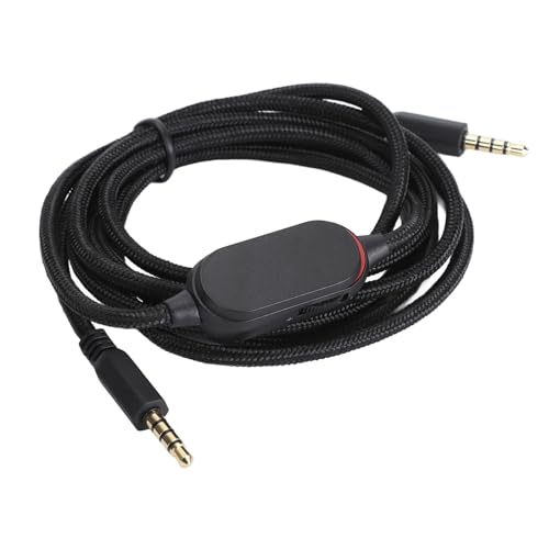 Câble D'écouteurs for Alienware AW720H AW920H AW310H AW510H AW988, Câble Audio de Remplacement for Logitech G633 G933, Câble de Remplacement for Casque, Micro intégré