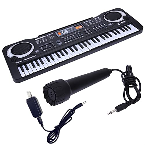 Clavier Piano 61 Touches Clavier De Piano Numérique D’orgue Électronique avec Piano Électrique Microphone - Les Beatles, Paul McCartney, John Lennon, RIngo Starr, George Harrison Clavier Piano 61 Touches Clavier De Piano Numérique D'orgue Électronique avec Piano Électrique Microphone – Image 6