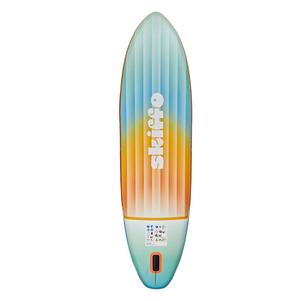 Skiffo Rivage Sunrise 11' – Sup Inflable 2 en 1 Kayak Completo – 335 x 86 x 15 cm – MAX 160 kg – Estable y versátil – Diseño único