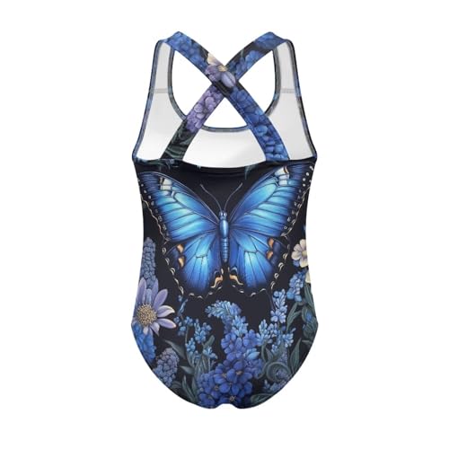 Girls One Piece Swimsuits 5-14Y Kids Thin Strap Bathing Suit Sleeveless Swimwear Yoga Sport Dance Bodysuits2