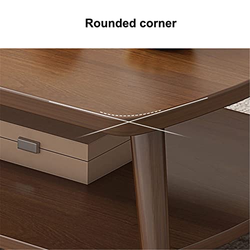 Table basse double couche blanche pour des apéritifs réussis dans le salon