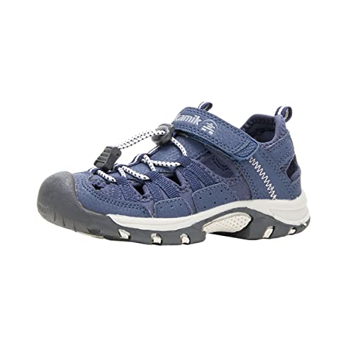 Kamik Boy's Wildcat (Little Kid/Big Kid) Navy 1 3 Little Kid M4