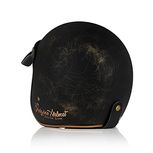 Miniatura 4 de Origine Casco Moto Jet Vintage Casco Moto Abierto Scooter Retro Homologado Ece Scacco Bronze Matt,M