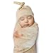 HongYiTime Burrito Wrap Novelty Blanket with Hat for Baby, Tortilla Blanket for Baby(33'' 85cm)