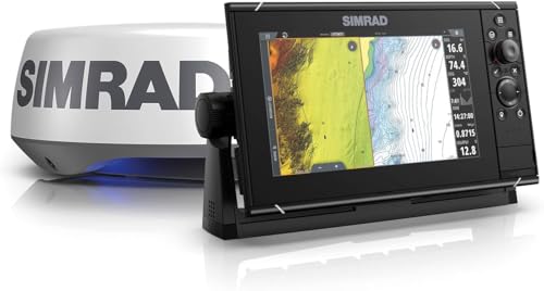 Image of Simrad NSS Evo3S 9 inch, 12 inch and 16 inch Multifunction Fish Finder Chartplotter with Preloaded C-MAP US Enhanced Charts