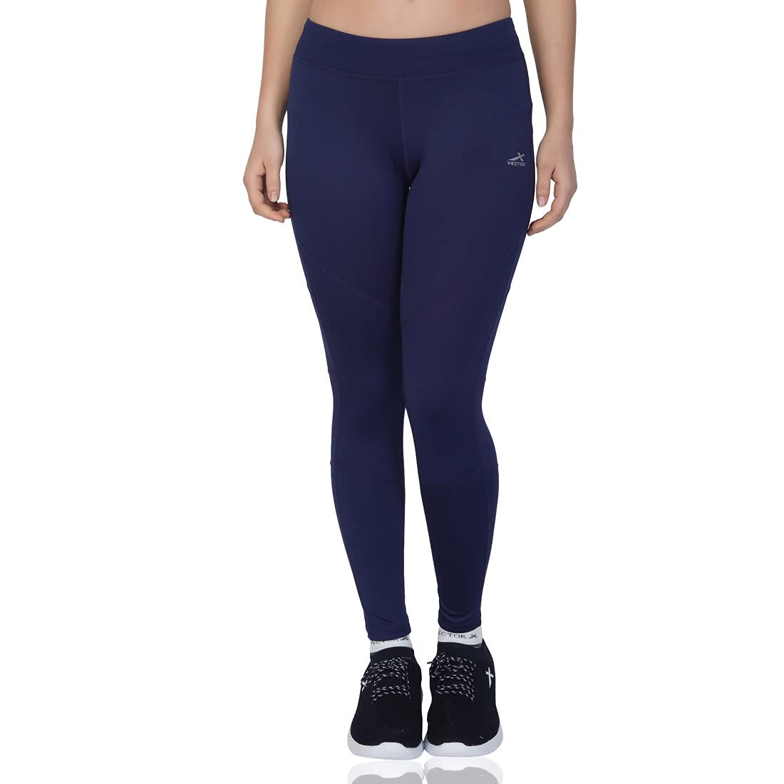 Vector X OGL-105 Women Activewear High Waist Sports Leggings for Girls- Secure fit for Gym, Yoga, Running, Super Stretch, Sweat-Wicking, Lightweight, Breathable|Ankle Length (Navy) XL-image-42