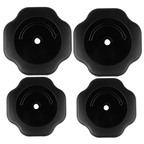 Cabilock 4 Piezas Perillas Antiexplosión para Tapa de Olla Presión Repuesto de Plástico Resistente al Calor Fácil Instalación y Agarre Seguro para Accesorios de Olla