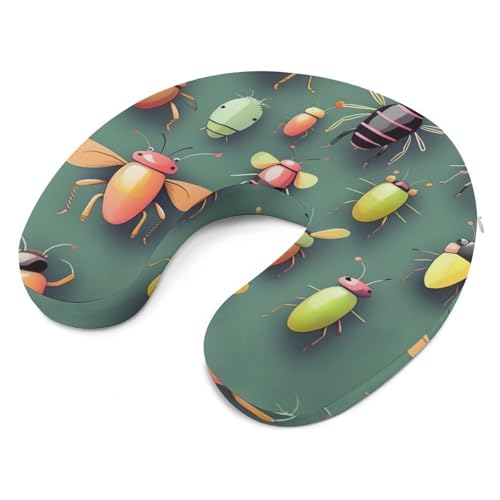 Almohada de viaje espuma viscoelástica tamaño único miniatura 6