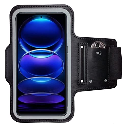 CoverKingz Bracciale Sportivo Per Xiaomi Redmi Note 13 Pro – Fascia Da Braccio Con Scomparto Chiavi, Regolabile 22-40cm, Rifrangente E Traspirante, Per Corsa E Fitness