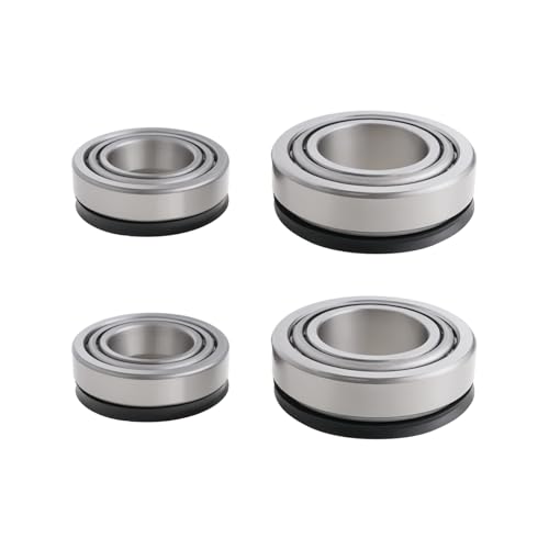 The Lord of the Tools 4pcs Tapered Roller Bearing LM67048/LM67010 L44649/L44610 Cone and Cup Set with Seals for Trailer Wheel Conveyor System -  778-BF