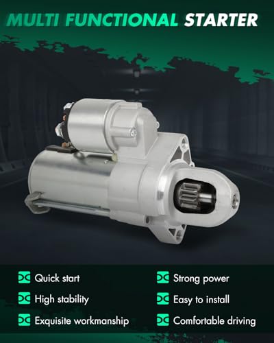 Image of SCITOO Starter Motor fit for Mercedes-Benz for C350 3.5L 2012,for Mercedes-Benz for E350 3.5L 2012,for Mercedes-Benz for GL450 3.0L 2015-2016 Replacement Starter 19278