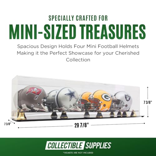 Collectible Supplies CS-AD105 Deluxe Mini Helmet Display Case thumb #1