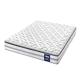 AmericanFlex Colchão King Size Topázio Gel com Pillow Top e Molas Ensacadas, Branco, 30x193x203cm, 32.8kg