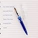 GMBYLBY Acrylic Fountain Pen Pen Large Capacity Remove To Refill Gift Pen For Students Kids, blue-0.5mm