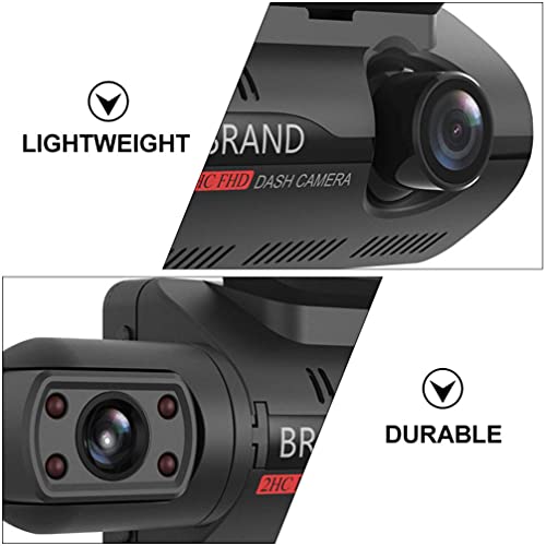 Wakauto Gravador de direção de alta definição 1080p visão noturna dupla câmera veicular