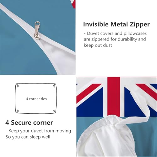Housse de couette 140x200 drapeau du Bhoutan en microfibre ado