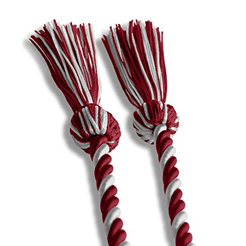 Image of Endea Graduation Single Honor Cord Two-Color (Cardinal /Silver)