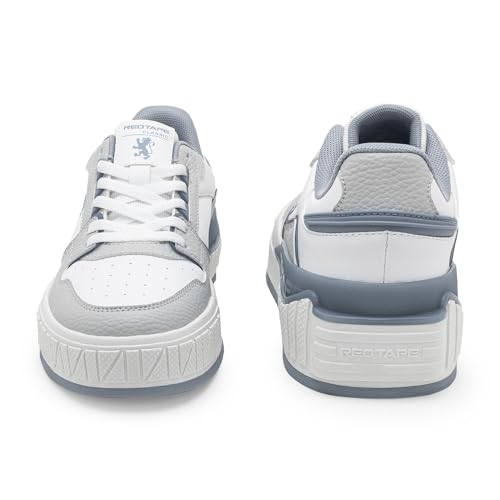 Red Tape Men's Casual Low Top Fashion Sneakers Lightweight Lace-Up Shoes for Travel, Business, Daily Wear, Urban Walks, and Outdoor Use, Cushioned Insole, Breathable Design, Non-Slip Rubber Sole4