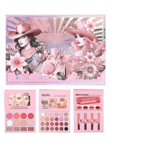 Palette de maquillage style livre portable 40 couleurs ensemble cosmétique adulte