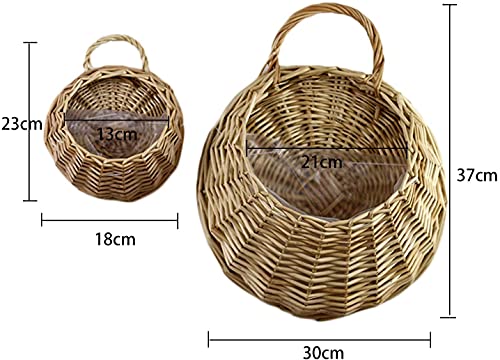 Panier de rangement noué main cache-pot bohème chic 37cm - 3