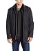 Calvin Klein Men's Wool Scarf Coat, Medium Grey, Small