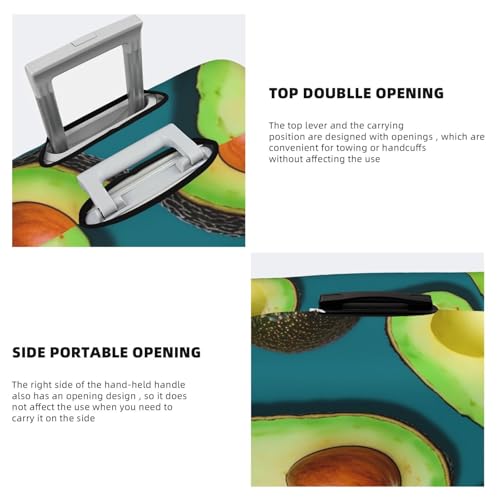 Travel Luggage Cover Fashion Suitcase Protector Fresh Tropical Fruit Spandex Baggage Covers Washable Suitcase Covers Anti-Scratch Luggage Cover Protectors Fits 18-32 Inch Suitcases X-Large4