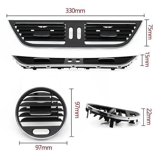 Grille aération Benz CLS W219 panneau ventilation climatiseur avant