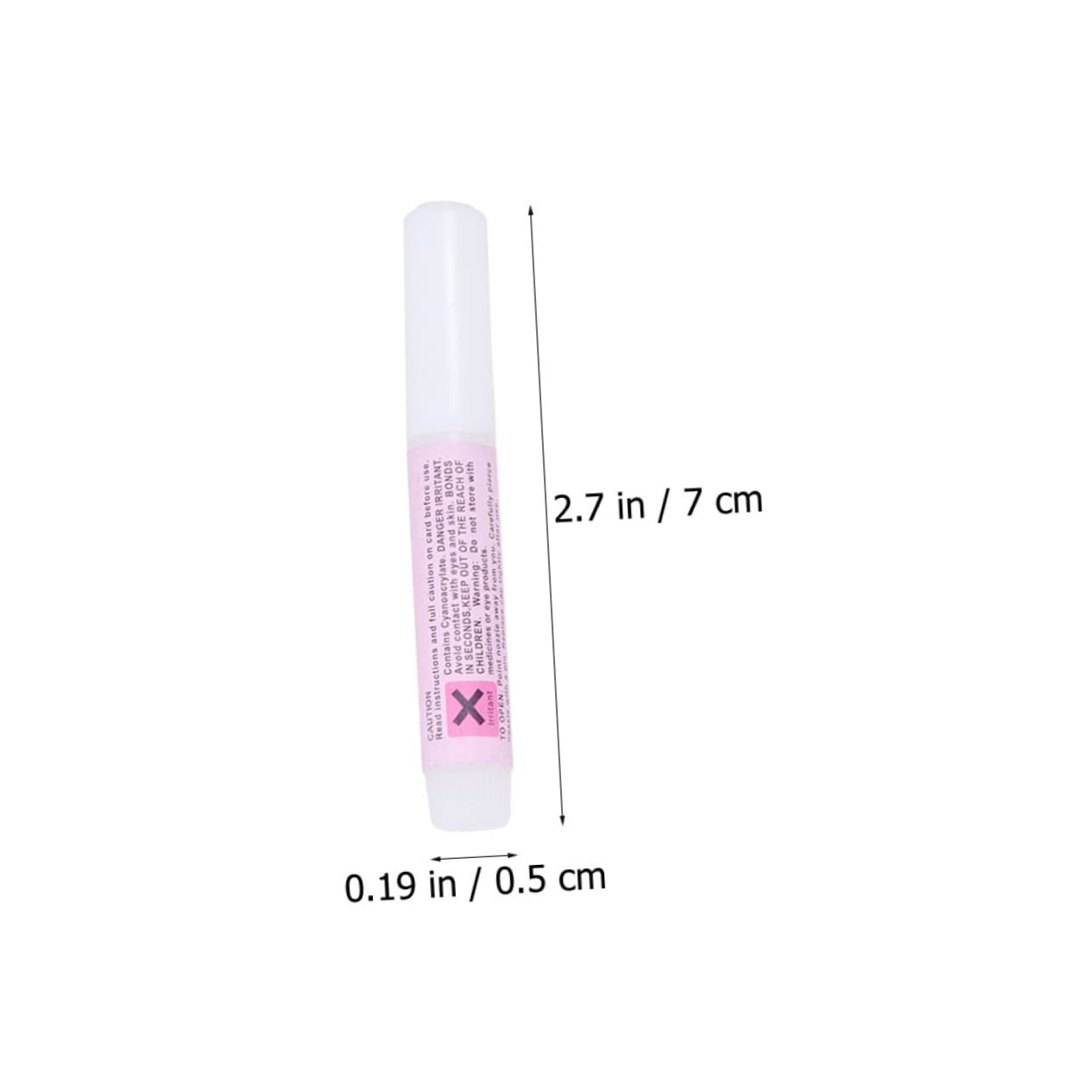 Didiseaon 3 Juegos De Pegamento Para Uñas Postizas De 2 G Secado Rápido Adhesivo Fuerte Para Manicura Y Decoración De Uñas 25 Unidades X 3