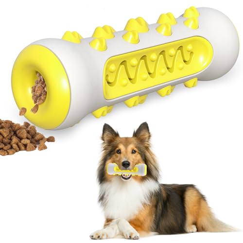 Giocattolo da masticare per cani 3 in 1, giochi per cani indistruttibile, gioco cane indistruttibile, funge da bastoncino per mordere e bastoncino per leccare il cibo