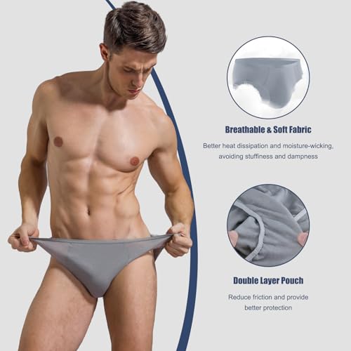 COVAX Disposable Travel Underwear and socks for Men, 14 Pack Cotton Briefs for Hospital Stay, Road Trip, Camping or Long Hike4