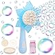 Seifenblasenmaschine, Seifenblasen, Seifenblasenmaschine Kinder, Blumen Automatische Bubble Maschine mit Seifenblasen Flüssigkeit, Seifenblasenstab Seifenblasenspielzeug für Party Geburtstag Hochzeit