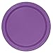 Unique Party - Platos de Papel - 23 cm - Morado - Paquete de 8 (34475)