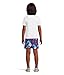 Under Armour Boys' 2-Piece Rashguard Swim Set, Short Sleeve Surf Shirt and Volley Trunks, UPF 50+ Sun Protection, White Freedom, 7