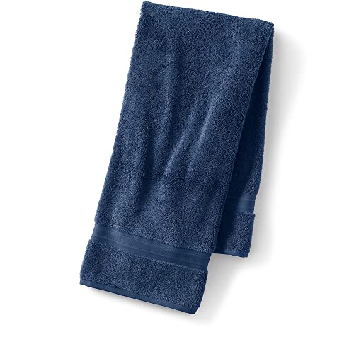 Lands' End Supima Towel Deep Sea Navy Bath- Bath Sheet
