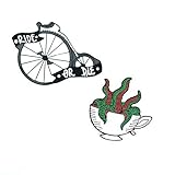 Broschenart: Brosche GDLGDL Köstliche Eiscreme Pizza Metall Emaille Brosche Topf Note Aufkleber Karte Happy Ticket Abzeichen Pin Set Einzigartiges Modeschmuck Geschenk Stil